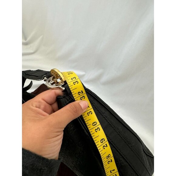 Gucci Guccissima Hobo GG Leather Twins Medium Shoulder Bag Brown - Picture 14 of 16